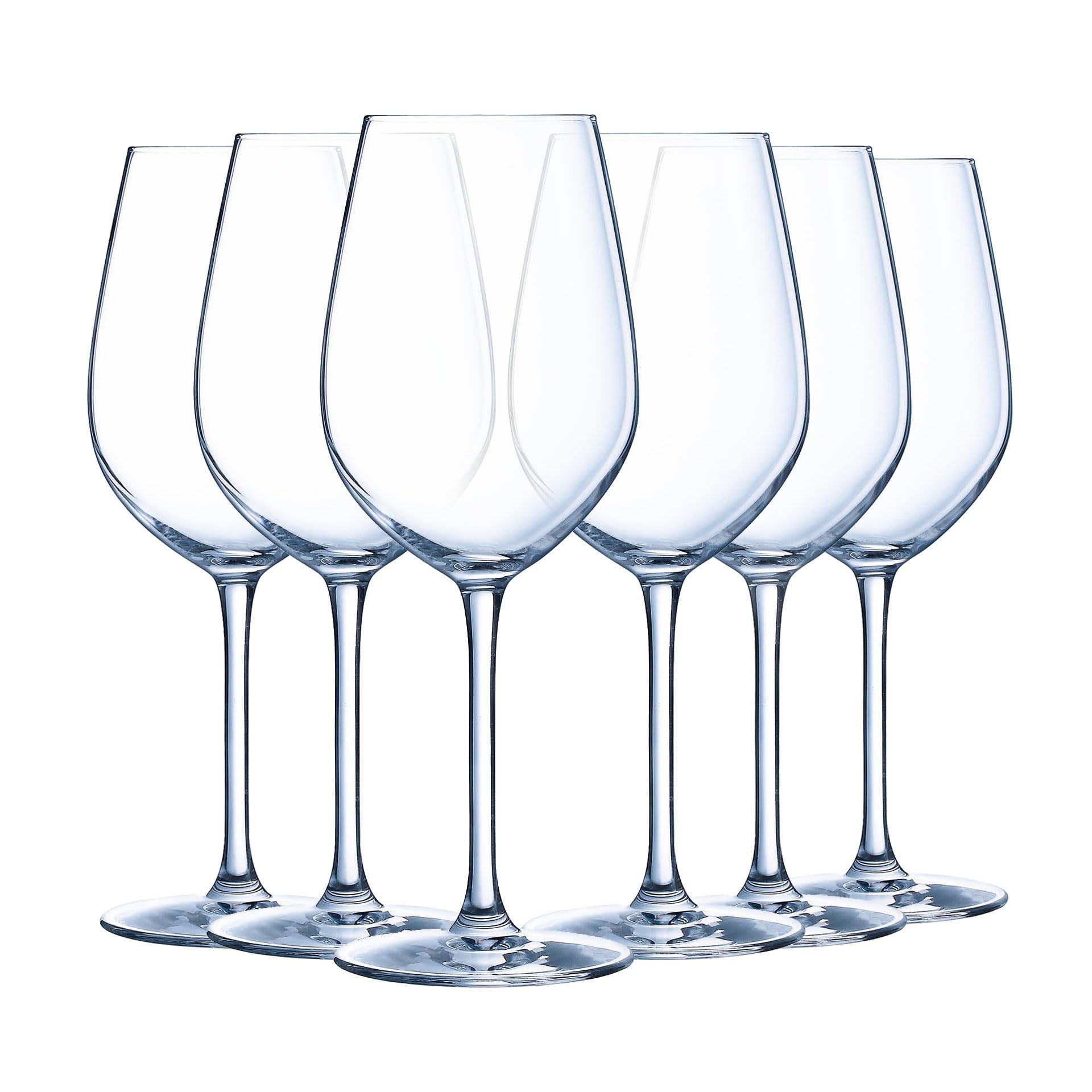 Chef & Sommelier - Sequence Collection - 6 stemmed Glasses 44 cl - Made in France - Reinforced Packaging