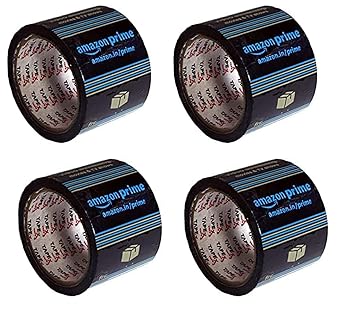 D-fix 4PCS Amazon Packaging Tape 3-inch x 65M For Packing Boxes