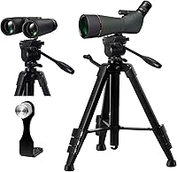 Vista 2 de Soporte de trípode para binoculares y alcance de detección - Trípode de video de viaje universal liviano - Compatible con alcance