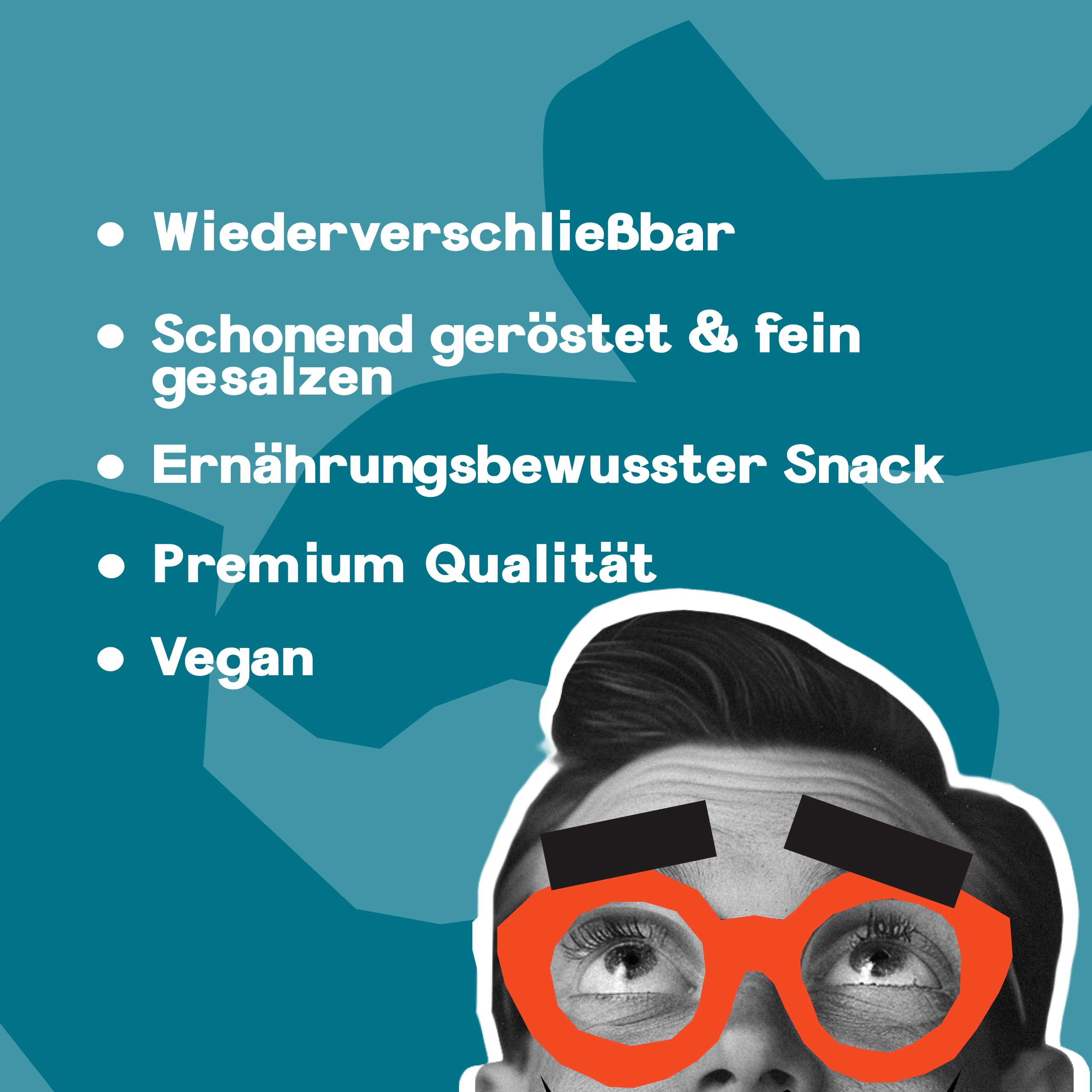 MagNuss Cashewkerne | Geröstet & gesalzen | 12x 200g-Vorratspackung | Knackige Cashews | Hochwertiger veganer Snack reich an Magnesium, Phosphor und Vitamin E