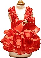 Vista 34 de Moda Vestido de Princesa de Chifón para Perro Dulce Cachorro para Perro EXTRAL Pequeño y Perro Pequeño Rosa M