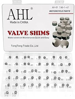AHL 7.48mm O.D. Adjustable Valve Shim Kit for Honda CRF250R CRF250 R 2004-2017 (47pcs)