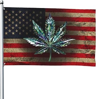 Purple Weed Marijuana Leaf 4x6 Ft Flags Perfect Events Celebrations Outdoor Promotions Durable Material Outdoor Display