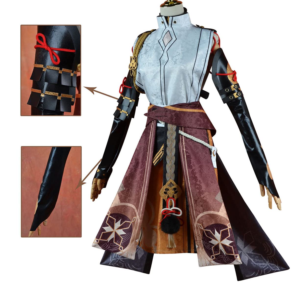 Amazon.co.jp: 原神 げんしん 鹿野院平藏 コスプレ衣装+ウィッグ 