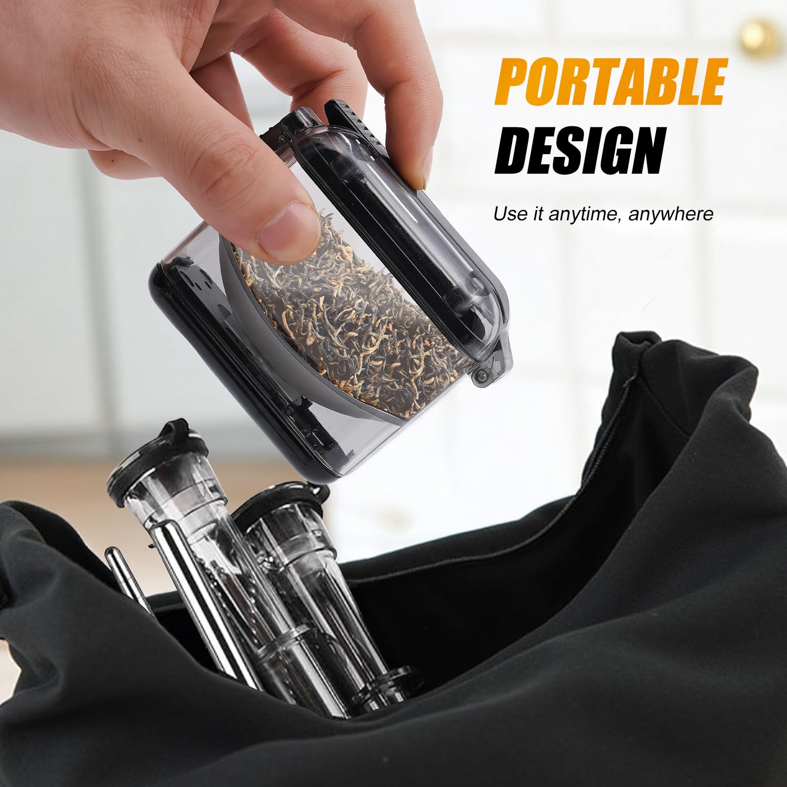 Amazon.com: WHS·Yan Cigarette Rolling Machine, Portable Tobacco Blunt  Roller & Cone Loader