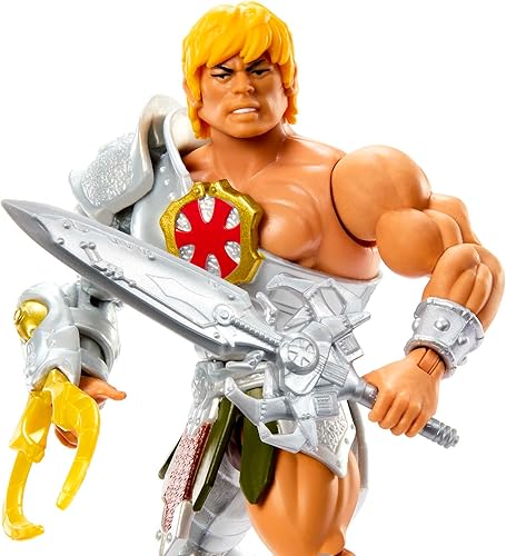 Miniatura 2 de Masters of the Universe Origins Figura de acción y accesorio, Rise of Snake Men Armor He-Man y mini libro de cómics, 5.5 pulgadas