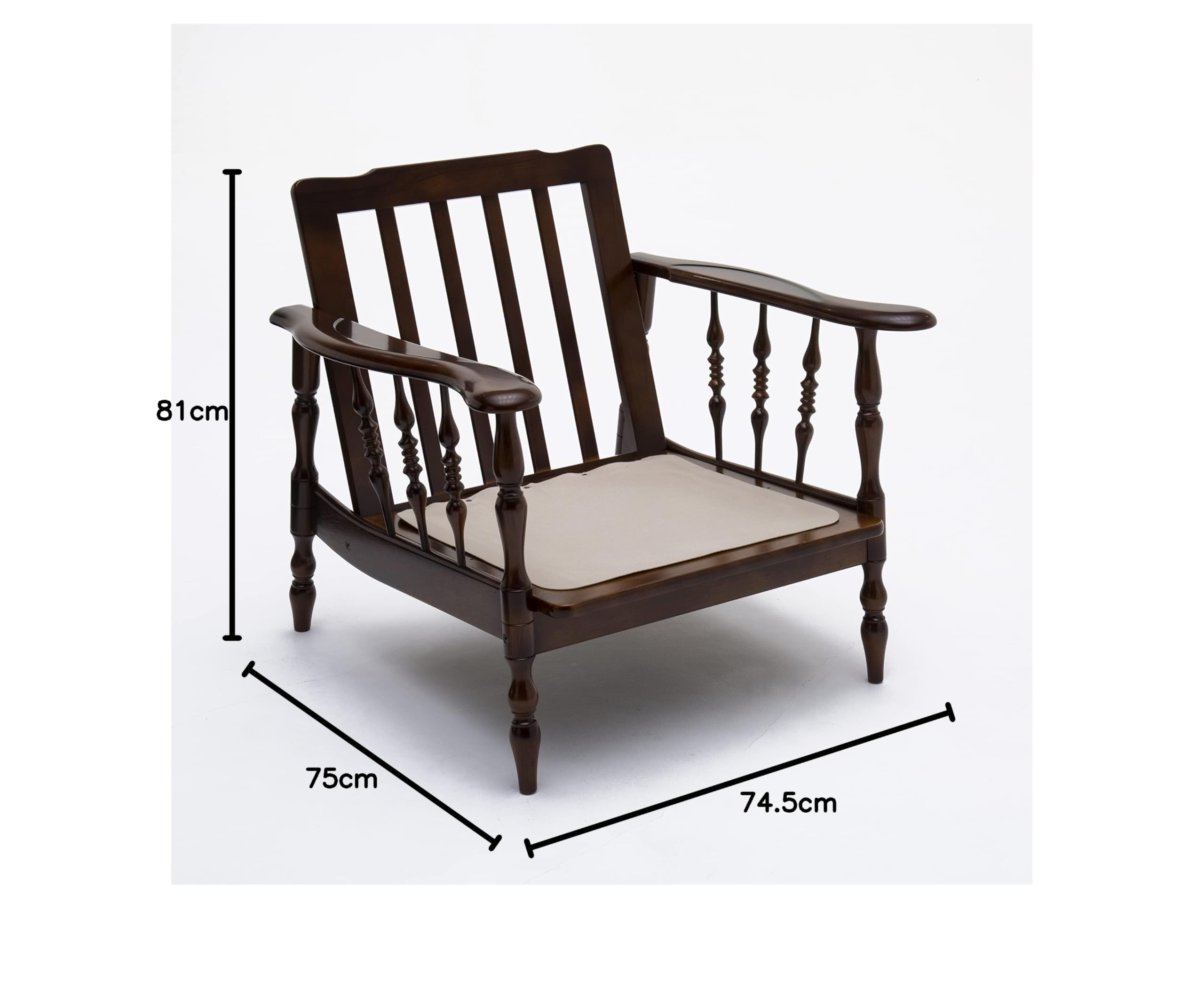 Amazon.co.jp: 【カリモク正規品】コロニアル 1人掛 幅74.5cm グリーン 
