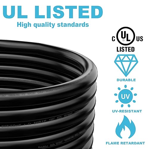 Miniatura 7 de CircleCord Adaptador de cargador NEMA 14-30P a 14-50R EV y cable de extensión para secadoraEV de 25 pies