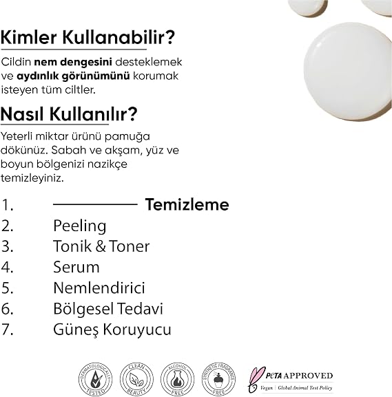 The NewLab. Aydınlatıcı Süt Tonik (Milky Toner) Pirinç Özü & Seramid Glass Skin Etkisi 150 ml (Rice Extract, Adonesine, Ceramide Complex, 4D H.Acid)