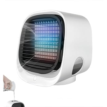 Aira Breeze Air Cooler Air Breeze Air Conditioner Airabreeze Small Air Conditioner for Room USB Powered Air Conditioner for Family White