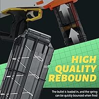 Vista 3 de TORMEN Recarga rápida Ultra Clip, cargadores de 12 dardos compatibles con Nerf Ultra Magazine