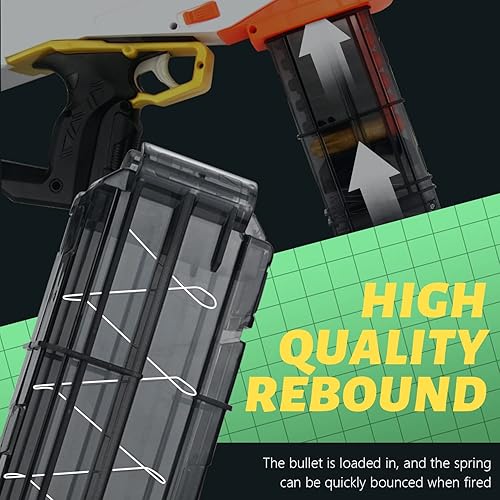 Miniatura 9 de TORMEN Recarga rápida Ultra Clip, cargadores de 12 dardos compatibles con Nerf Ultra Magazine Rojo