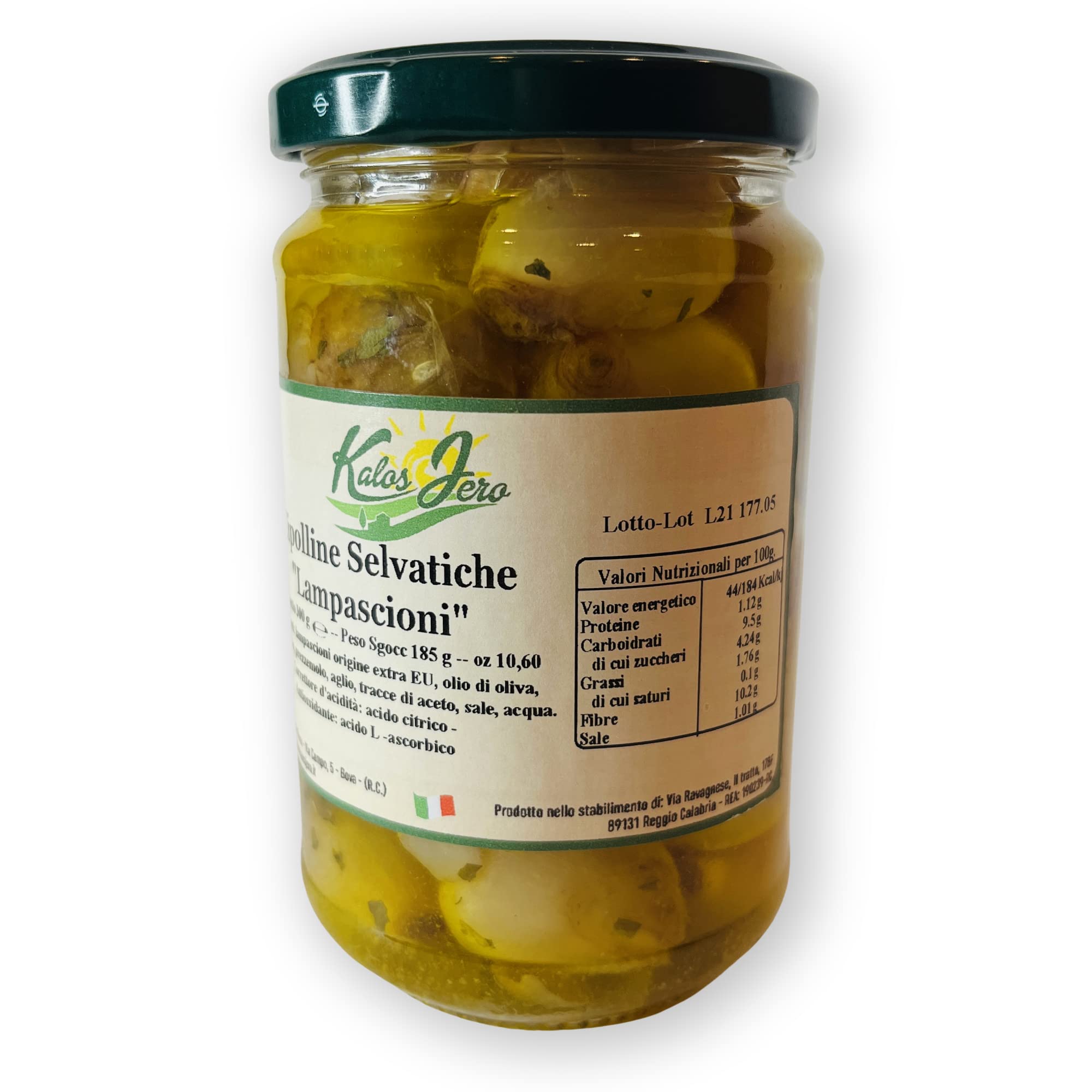 Promo Assaggio Specialità Calabresi, Melanzane a Filetti, Carciofi alla Calabrese, Cipolline Selvatiche Lampascioni, Cipolla Rossa di Tropea in Agrodolce - Kalos Jero