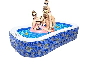 Decorlife - Piscina inflable de 8 pies para niños de 5 a...