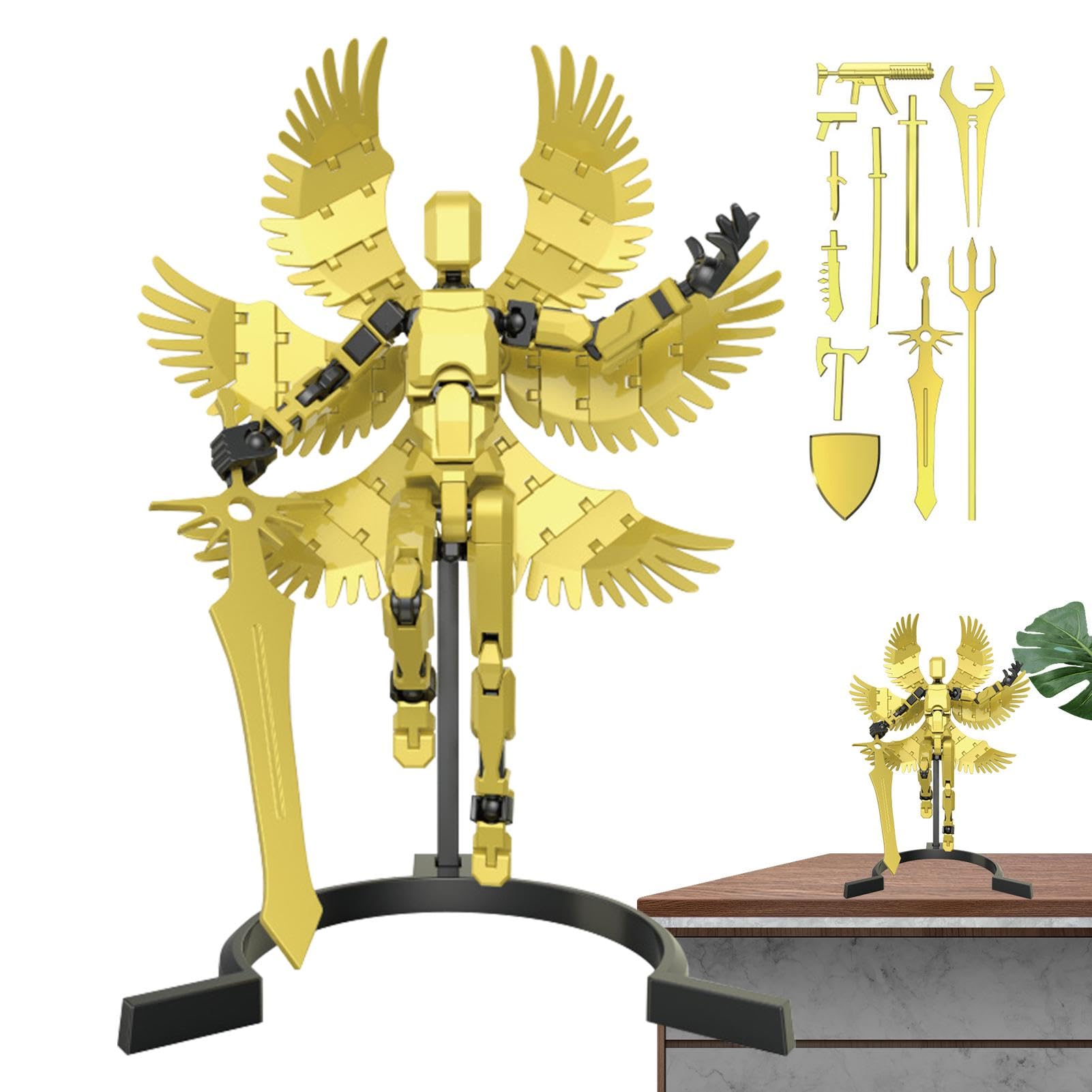 Amazon.co.jp: Mdikawe 多関節ロボットフィギュア、組み立てアクション