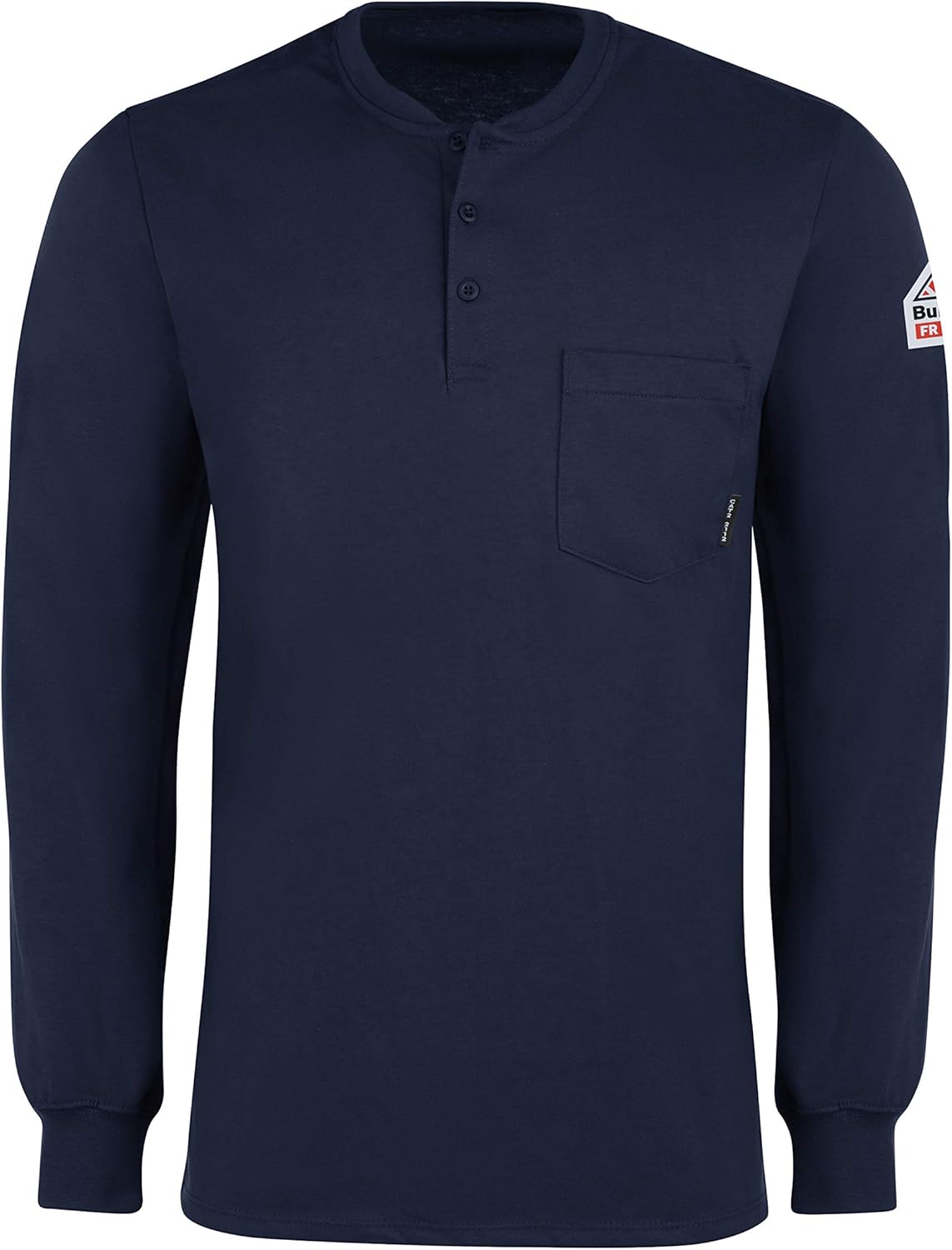 Bulwark Mens Men's Lightweight Fr Tagless Henley - Image 3