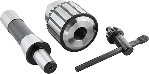 Miniatura 9 de Earl Diamond Portabrocas súper resistente de 12" de capacidad con vástago R8 de precisión integrada y llave K32 (R8-B16)