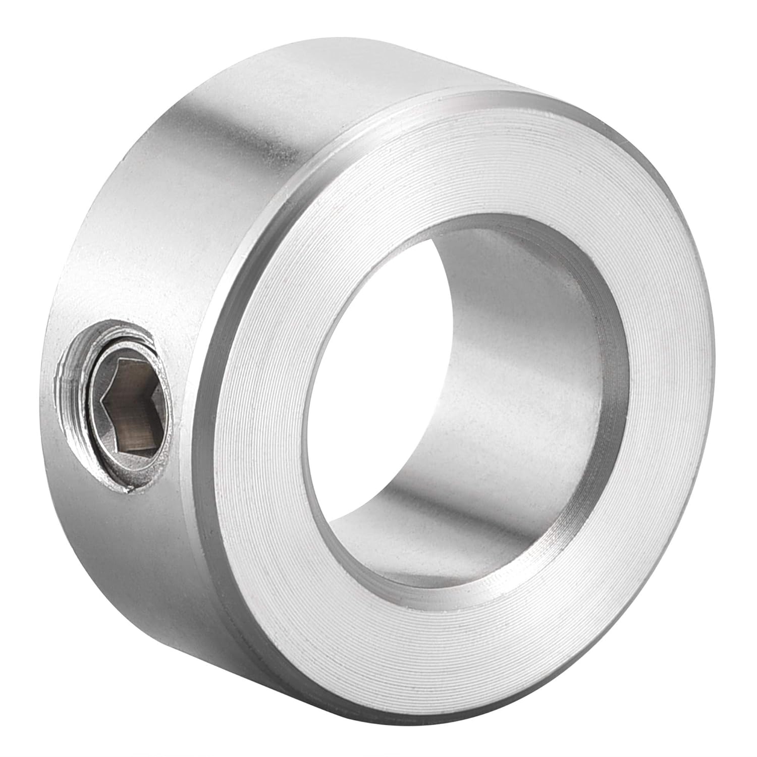 uxcell Drill Stop 3/4" I.D. Stainless Steel for Set Screws Chuck Woodworking Drill Bits Depth Holder 2Pcs