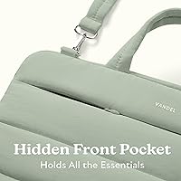 Vista 4 de Vandel 15-16 inch Laptop Carrying Case Sleeve with Strap, Shoulder Bag with Handle, 16 in Laptop Computer Bag for Women, MacBook Air 15 Inch