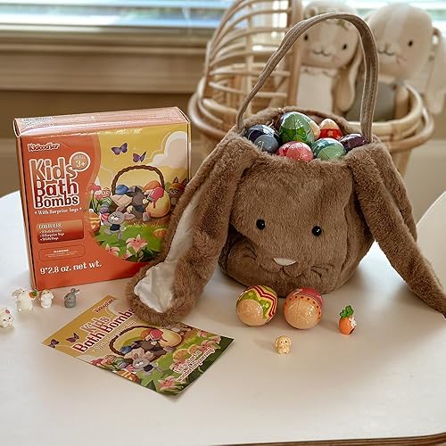Miniatura 8 de Bombas de baño para niños con sorpresa en el interior, 9 bombas de baño hechas a mano de gran tamaño para niñas y niños pequeños de 3 a 12 años,