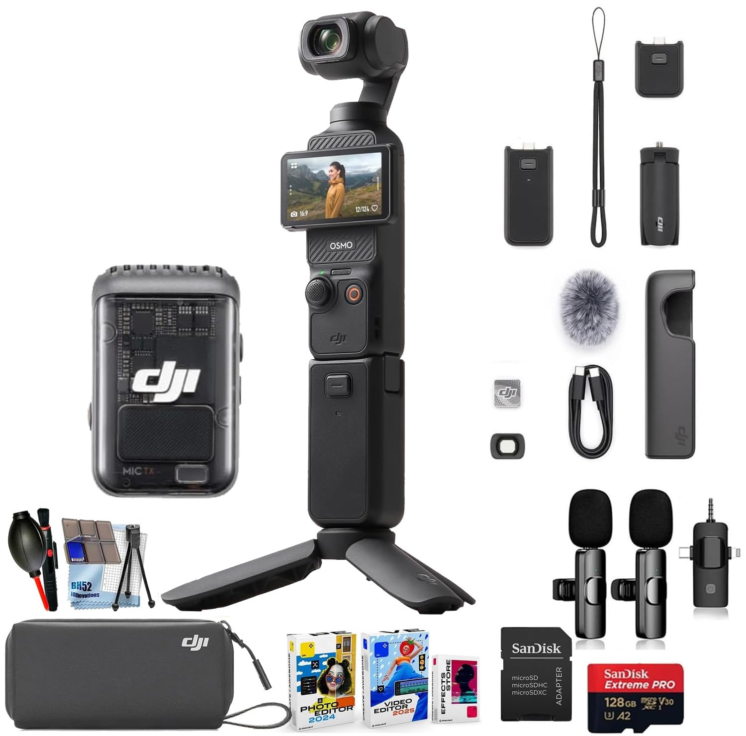 Amazon.com : DJI Osmo Pocket 3 Creator Combo, 1'' CMOS, 4K