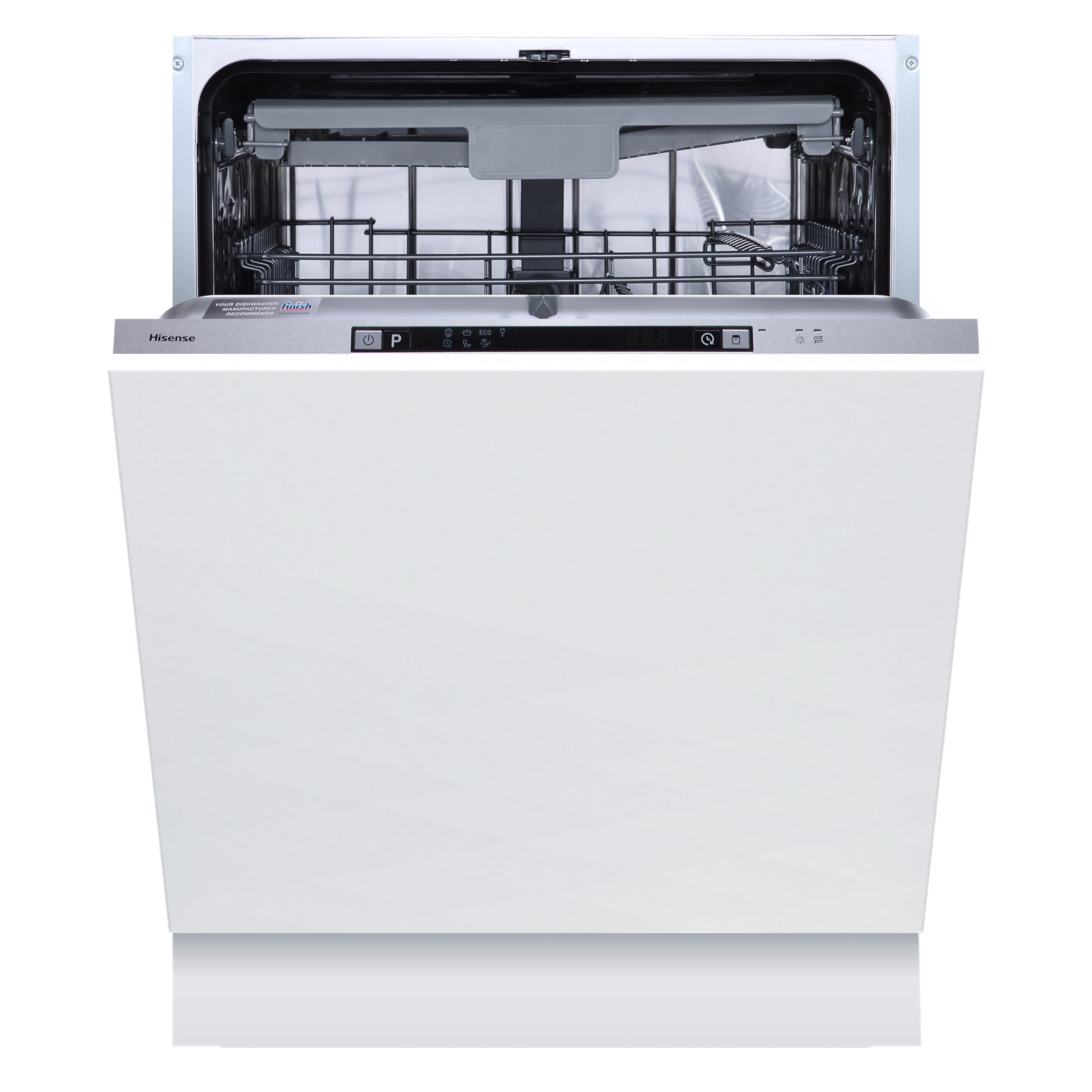 Hisense Fully Integrated Standard Dishwasher - Silver with Fixed Door Fixing Kit HV623D15UK - D Rated