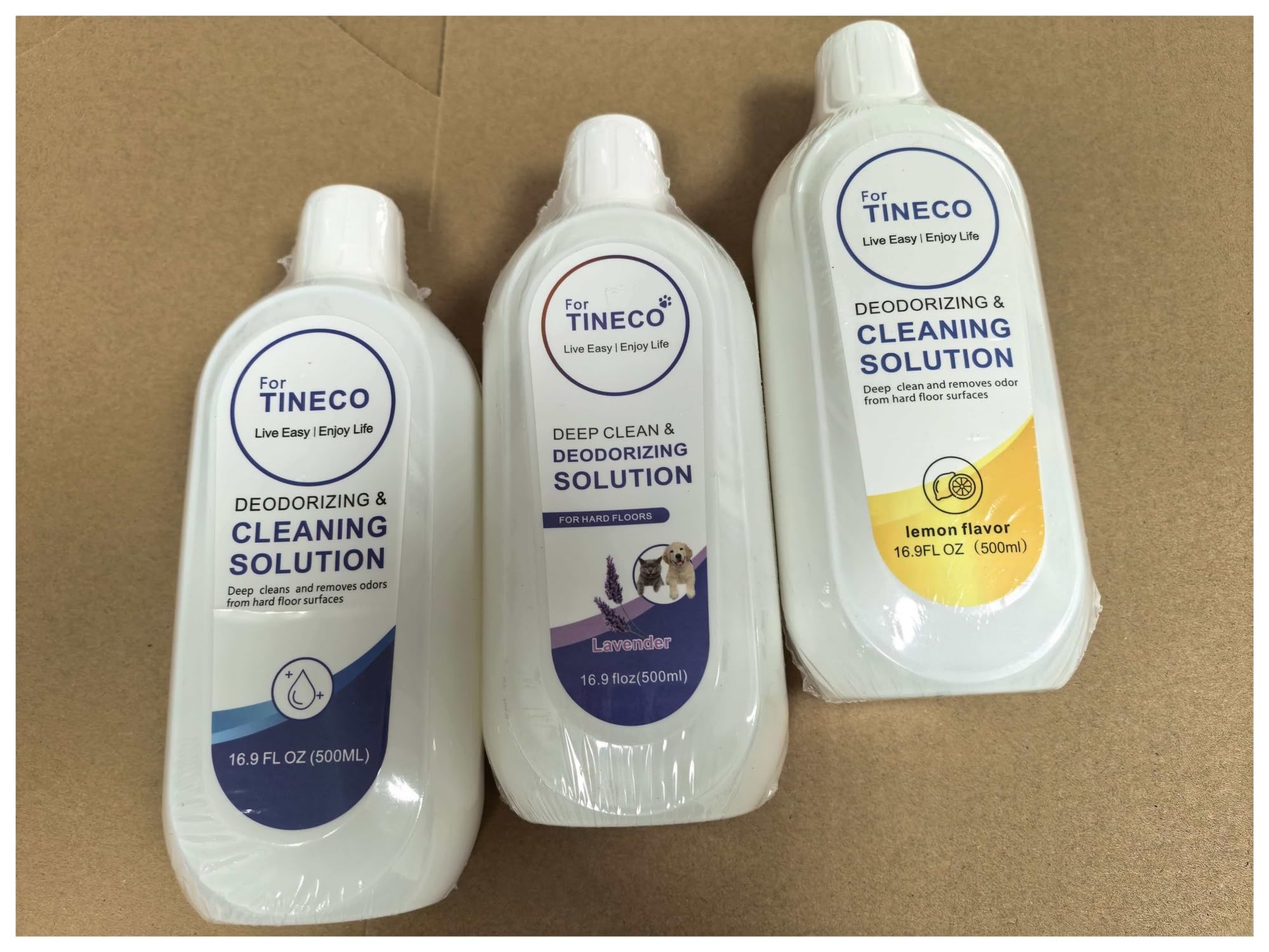 Detergente for pavimenti multiuso da 500 ml (confezione da 3). Compatibile con TINECO FLOOR ONE S6