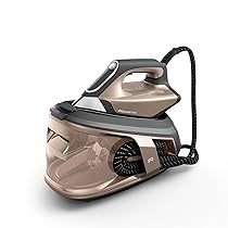 Rowenta Force Pro 500, Generatore di Vapore Potente, Risparmio Energetico, con Modalità ECO e MAX e Tecnologia Quicksteam, Design Compatto, Colore Marrone Croisette e Nero, VR9033