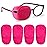 Hecaty 4 Pack Eye Patches for Kids Girls Boys, Right & Left Eye Patch for Glasses, Lazy Eye Patch for Children Treating Lazy Eye Amblyopia Strabismus and After Surgery (Pink)