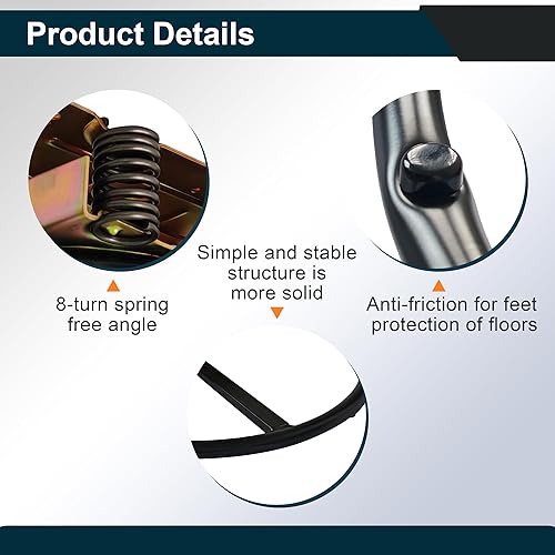 Miniatura 6 de Base de anillo giratorio redondo reclinable de tamaño extra grande de 27 pulgadas para kits de reemplazo de sillas de sofá