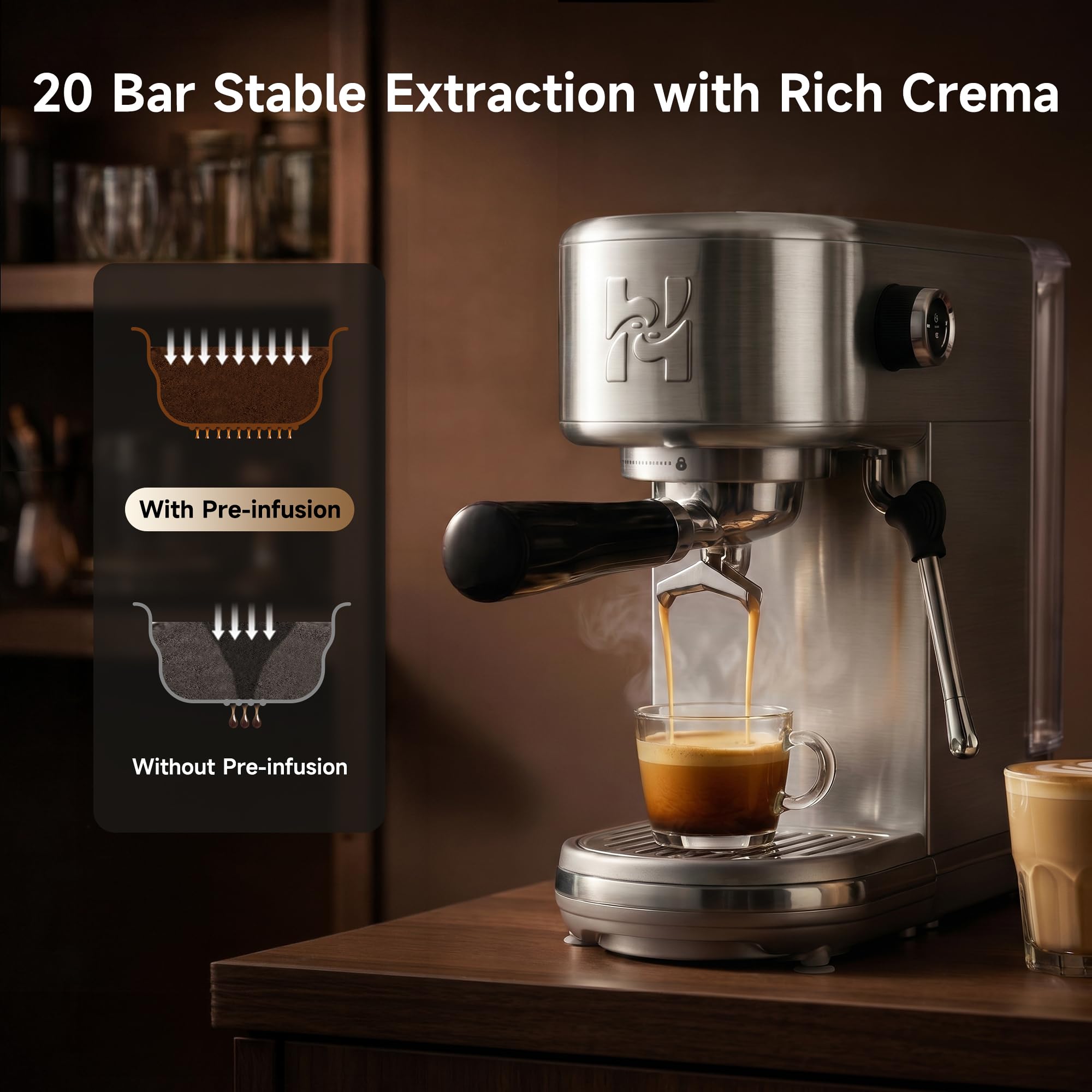 HIBREW H10B Lite - Máquina de espresso programable
