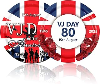 16pcs VE Day Plates