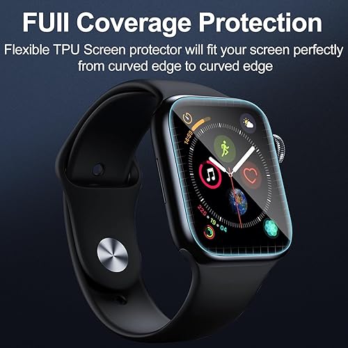 Miniatura 10 de Smiling Paquete de 3 protectores de pantalla con Apple Watch Ultra de 1929in protector de pantalla de vidrio templado 9H con kit de herramientas de