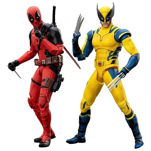 Figura de Acción Wolverine y Dead Full Set 2-Pack de 7 pulgadas 1/10 Escala Serie Legends Juguetes Coleccionables con Muchos Accesorios Regalo (Wolverine & Dead)