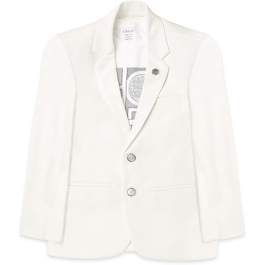 CAVIO Boys Regular Fit Blazer + T-Shirt