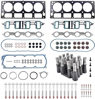 NON AFM DOD Lifters Kit with Head Gasket Set, Bolts for 2007-2016 LS Chevy Silverado GMC Sierra Yukon 6.0 6.2L