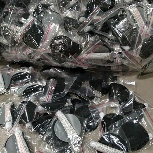 Miniatura 5 de Rosojodg Kit de reparación de parches adhesivos fuertes negros para inflables, piscinas, barcos, tablas de remo, camas de aire, colchones de aire,