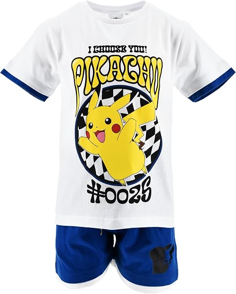 Pokémon, Ensemble T Shirt + Short Garçon - 1