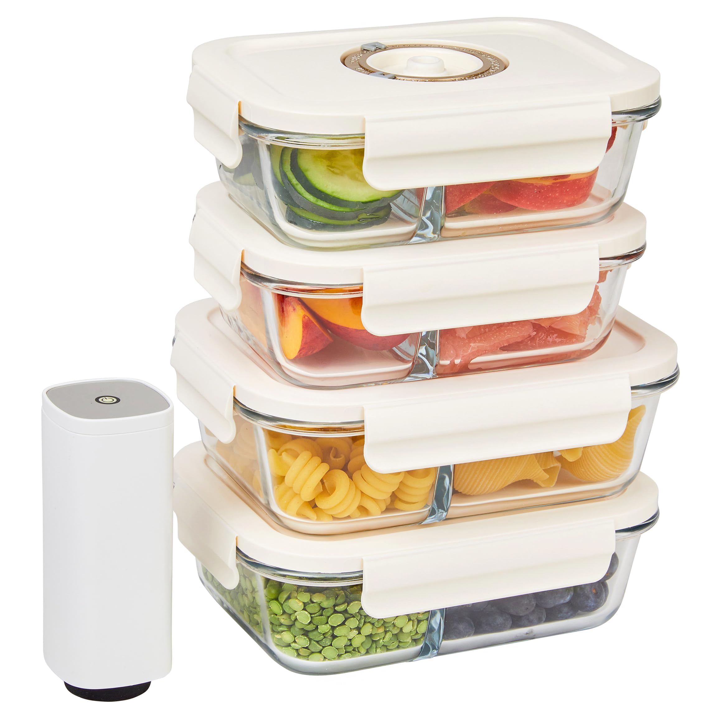 Amazon.com: HOLDN' STORAGE Vacuum Food Storage Containers, Set of