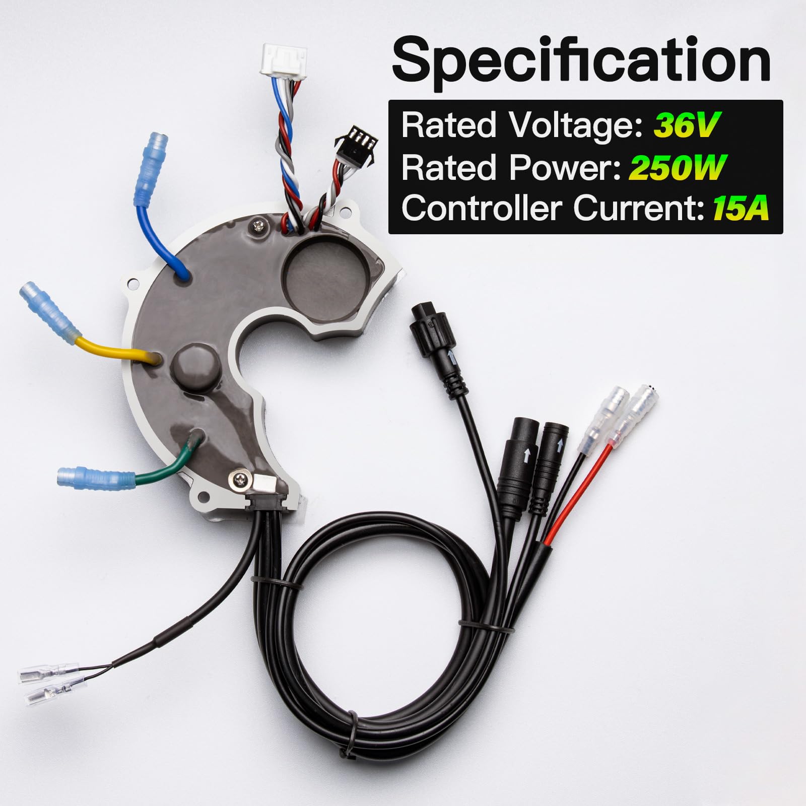 E-Mangue Mid Drive Controller for BAFANG BBS01B Motor, 36V 250W for Ebike Mid Drive Conversion Kit Latest Model