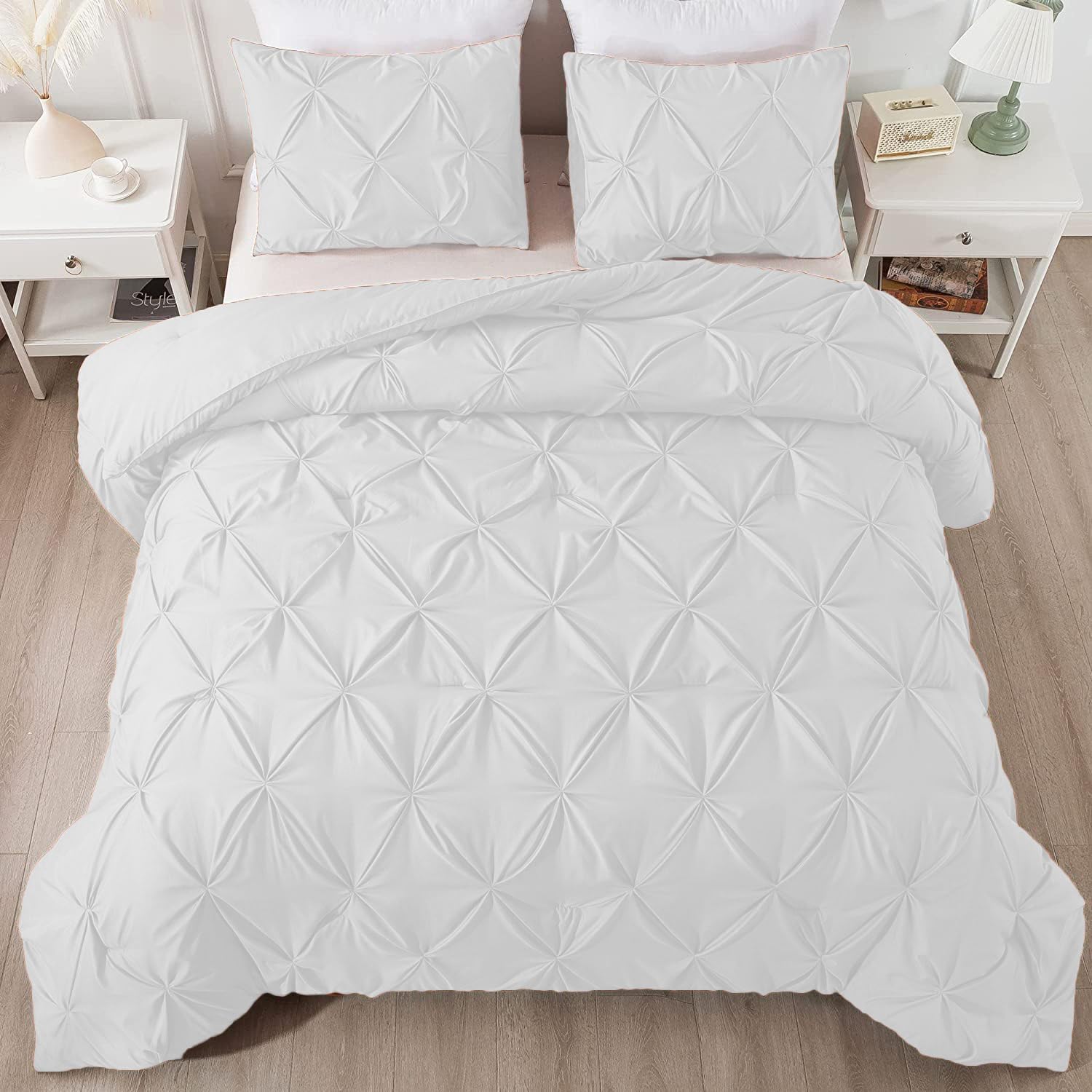 OnlineSmartDeals AllSeason 3 Pieces Bedding Comforter Set