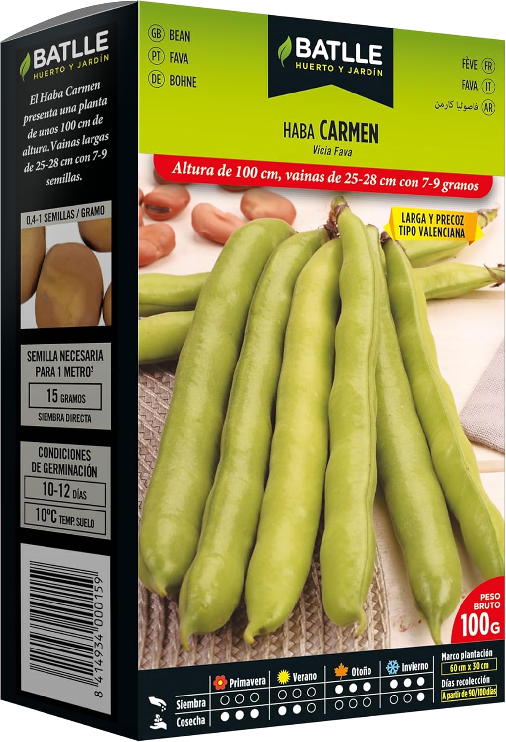 Semillas Batlle Haba CARMEN