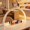 NCONCO Half Moon Light for Nail Desk, Foldable LED Arch Lamp with Phone Holder 3 Color Modes 10 Brightness Levels Nail Lamp for Nail Tech Eyelash Extensions Makeup and Tattoo [Energy Class A+]