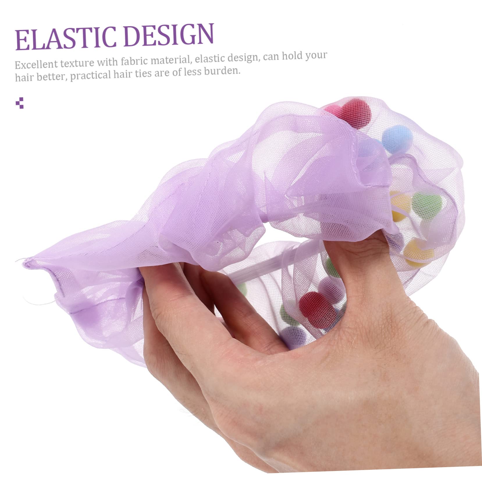 FRCOLOR Piezas conjunto de accesorios para el cabello gomas para el pelo de malla para lazos para el cabello a granel hair clips orquillas coleteros de red gomas para el cabello