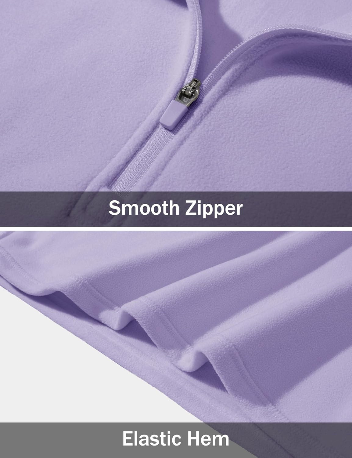 MAGCOMSEN Men's Quarter Zip Pullover Polar Fleece Sweatshirt Casual Long Sleeve Shirts for Men Winter Fall Thermal - Image 6