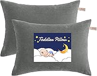 Vista 27 de NTBAY Tiny Pillows, almohada de microfibra alternativa de plumón de 7 x 11 pulgadas para viajes, mascotas, suave lavable a máquina, almohadas