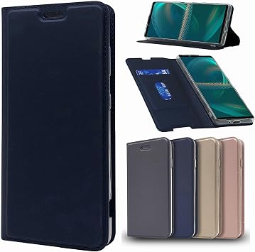 Arrows Arrows Be4 Plus Case Notebook Type Fujitsu Arrows Be4 Plus Smartphone Case F-41B Phone Cover Fujitsu Arrows Be4 Plus F-41B Case Notebook Type Jaorty Built-in Magnet Card Pocket Stand Function Premium PURE Dustproof Lightweight Ultra Thin Abrasion Resistant Popular 4 Colors to Choose from - Blue