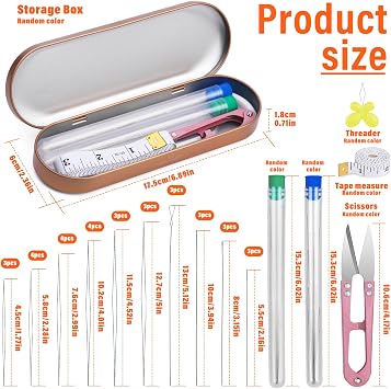 159pcs Beading Needles Set
