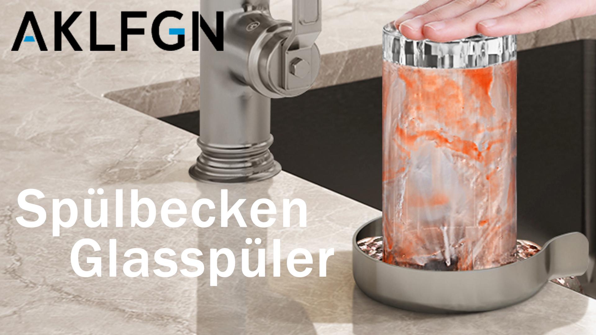 AKLFGN Edelstahl Gläserspüler – Automatischer G Produktbild-Vorschau 4