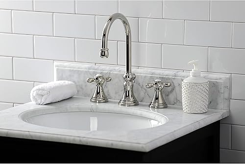 Miniatura 9 de Kingston Brass KS2980AX Governor - Grifo de baño generalizado con ventana emergente de latón, alcance de boquilla de 6-516 pulgadas, negro mate